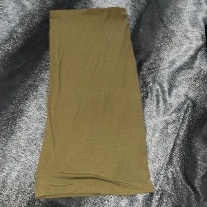 Forever 21 green skirt